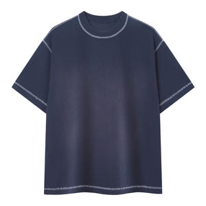 Unisex Sunfade Waffle Boxy T-Shirt image 11