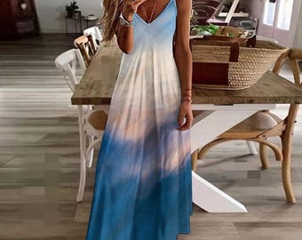 Sling Ankle Long Dress