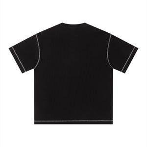 Unisex Sunfade Waffle Boxy T-Shirt image 4