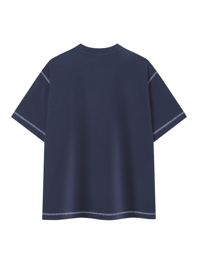 Unisex Sunfade Waffle Boxy T-Shirt image 12