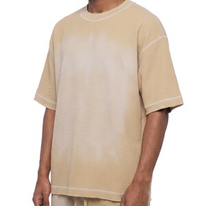Unisex Sunfade Waffle Boxy T-Shirt image 14