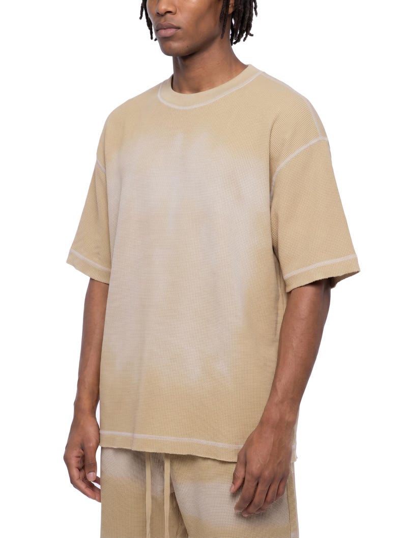 Unisex Sunfade Waffle Boxy T-Shirt image 14