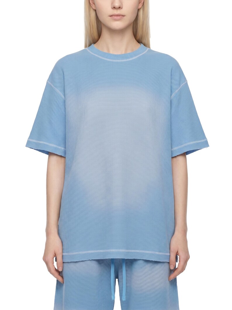 Unisex Sunfade Waffle Boxy T-Shirt image 18