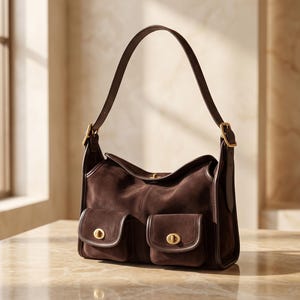 Vintage Brown Leather Mulberry Bag - Etsy