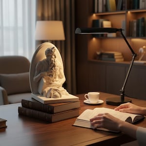 Moses Figuur Sculptuur Diffuser Steen Gips Standbeeld Woondecoratie Cadeau