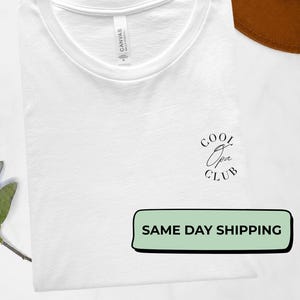Cool Grandpa Club T-Shirt, Minimalist Grandpa Shirt, Gift for Grandpa, Father's Day Gift, Understated Grandpa Outfit, Christmas Gift for Dad