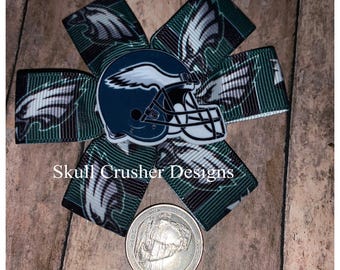 Football Inspired Hair Bow