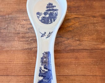 Johnson Brothers Blue Willow Spoon Rest