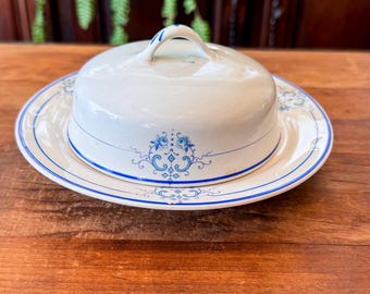 Vintage Homer Laughlin Empress Butter Dish with Lid