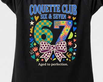 Coquette Club 67 Shirt, Retro 1967 Tee, Aged to Perfection T-Shirt, Vintage Graphic Tee