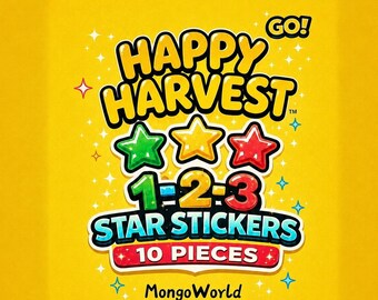Monopoly GO happy harvest Album 1-3 Star Stickers (10pcs) – Instant Delivery
