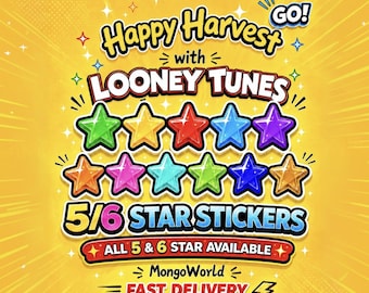 Happy harvest Album, 5 And 6 Star Stickers, All Available! Monopoly Go