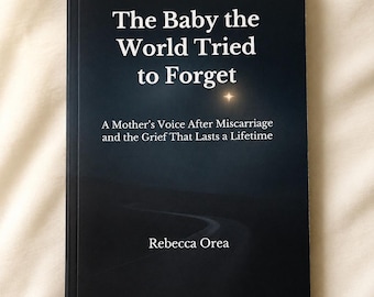 Miscarriage Poetry Book, Pregnancy Loss Grief, Baby Loss Keepsake, Healing Poems (6x9 Paperback)