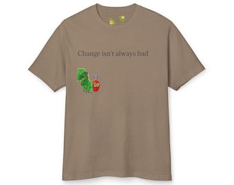 Camiseta unisex de algodón pesado teñido en prenda