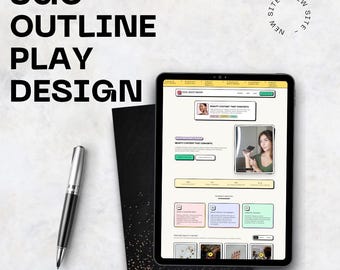 UGC Design Trend Style Website- CANVA