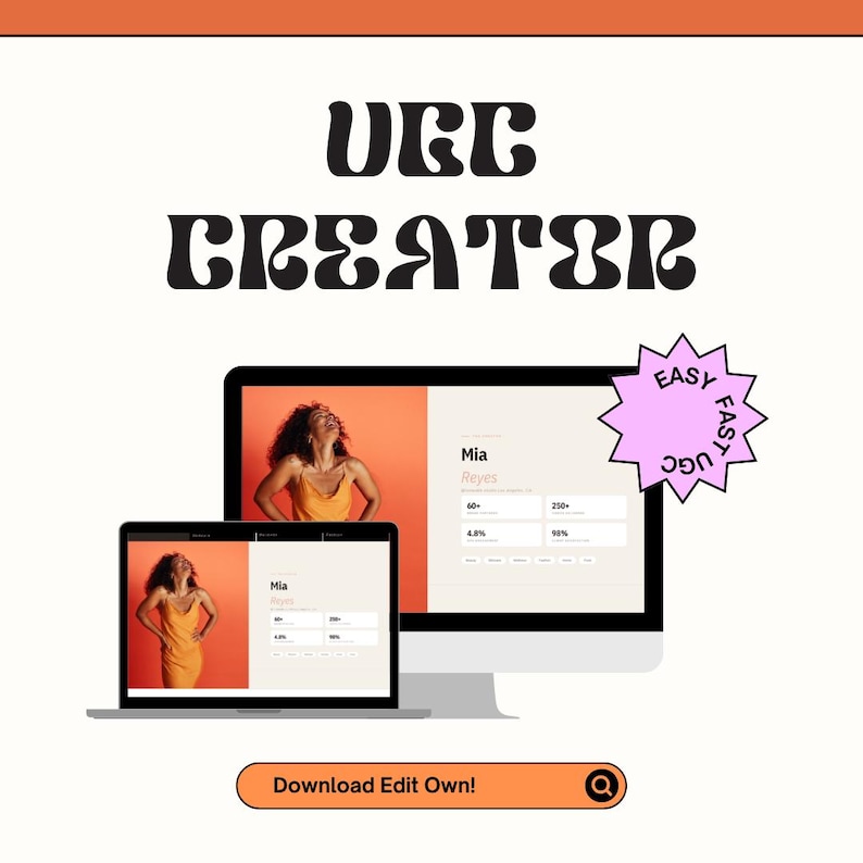 Portafolio UGC en Canva imagen 1