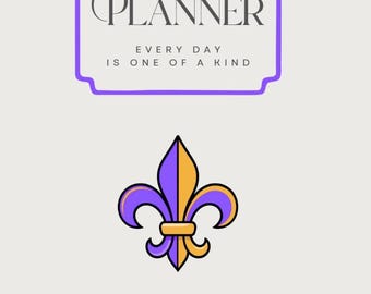 Geaux Tigers Digital Personal Planner