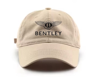 Bentley Sports Car Racing Custom Logo Cotton Baseball Cap Unisex Adjustable Dad Hat