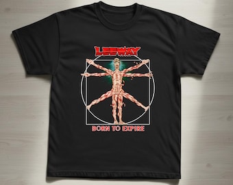 80's Leeway Born to Expire 1989 Unisex Cotton T-Shirt, Vintage Graphic Reprint Tee
