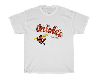 70s Baltimore Orioles Baseball Unisex Cotton T-Shirt, Vintage Graphic Reprint Tee