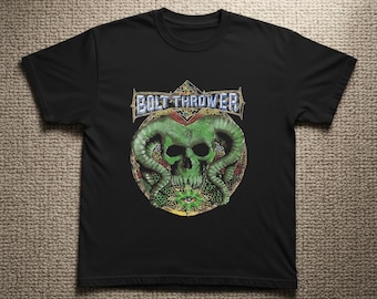 BOLT THROWER European Tour 1992 Unisex Cotton T-Shirt, Graphic Reprint Tee