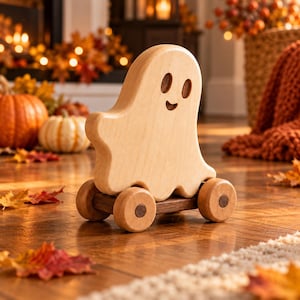 Handgjord spökleksak | Halloweenplaner | Gör-det-själv-planritning (PDF-nedladdning)
