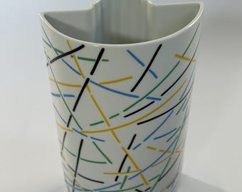 Thomas Germany Atelier Collection Postmodern Porcelain Vase 1980s