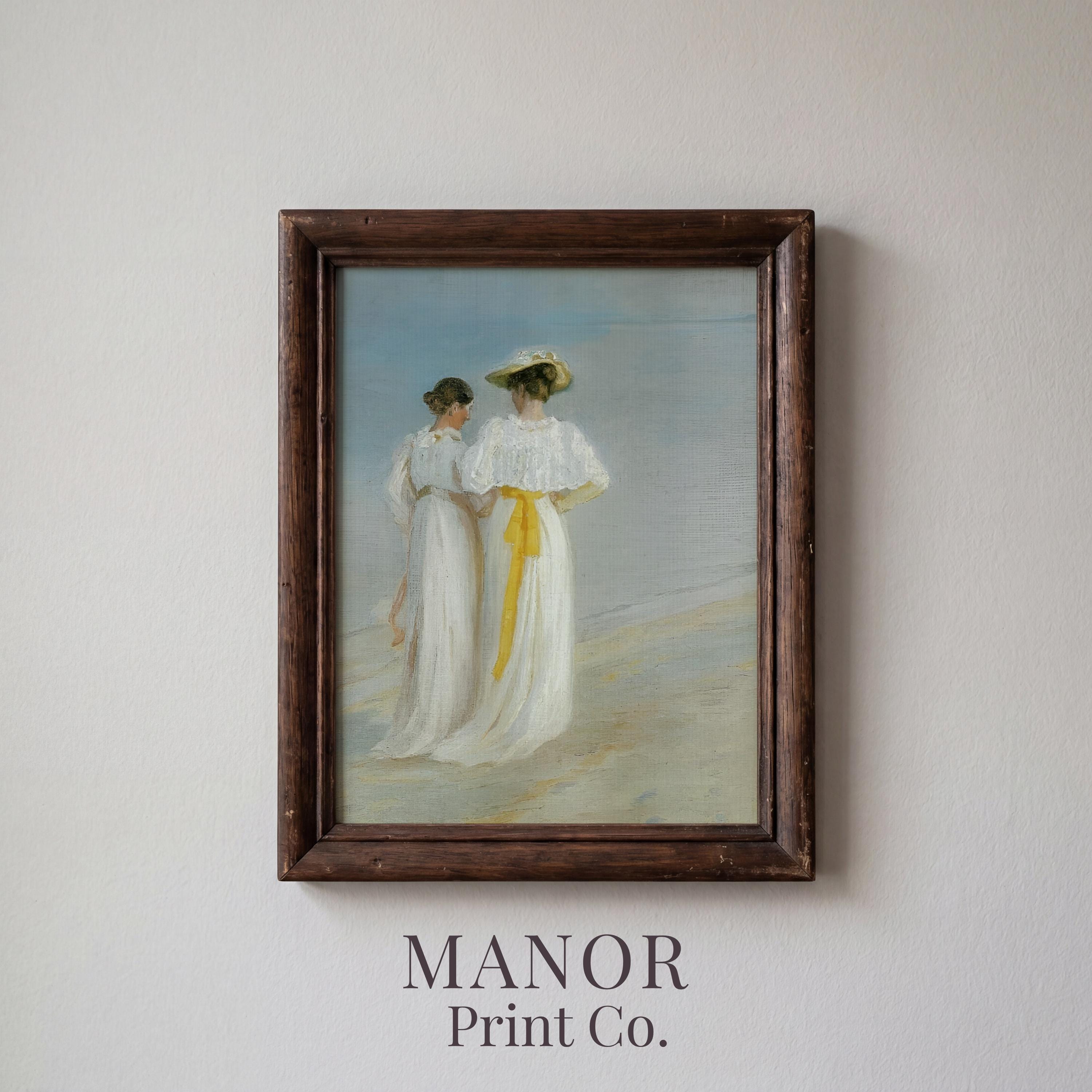 Impressionist Woman Painting in a White Dress - Etsy