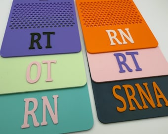Custom Hospital Badge Buddy for Healthcare Workers, Nurses, Gift for Nurse, Nurse Grad, RN, RT, OT, & More