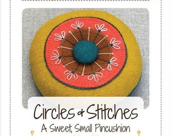 SALE Circles & Stitches - Pincushion Pattern - by Local Farm Girl 22