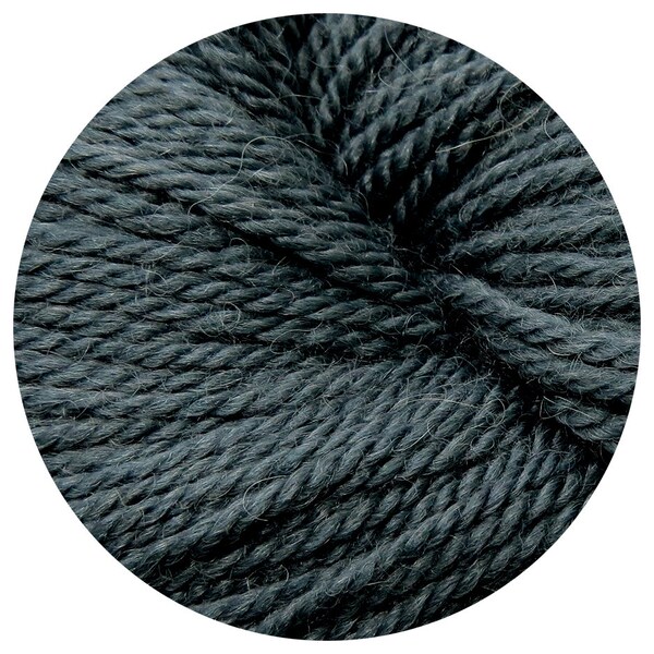 charcoal weepaca by Big Bad Wool - light worsted yarn - 50% fine washable merino and baby alpaca - 95 yards