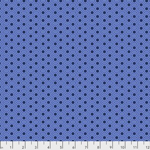 True Colors - Tula Pink - Hexy - Deep Sea Blue PWTP150.Deep 125