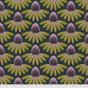 Love Always by Anna Maria Horner for Free Spirit - Echinacea - Seaweed - PWAH075 - 823