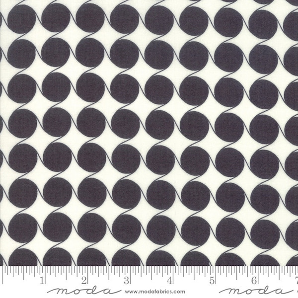 Fine & Sunny by Jen Kingwell for Moda - Maypole - Charcoal - Black - FQ Fat Quarter BTHY Yard - Cotton Quilt Fabric 1021