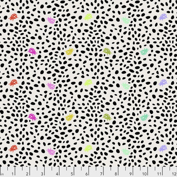 RARE OOP Monkey Wrench by Tula Pink for Free Spirit - Spots on Spots - Mango PWTP138.MANGO  124