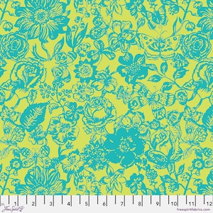 Mon Jardin by Nathalie Lete - Conservatory - FreeSpirit  - Garden Lace Sun - PWNL036.Sun  125