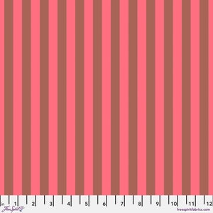 Neon True Colors by Tula Pink - Tent Stripes - Red Stripe - TP069.NOVA  124
