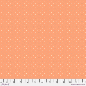 True Colors Tiny Dots by Tula Pink - Peachy Orange - PWTP185.PEACHY  125
