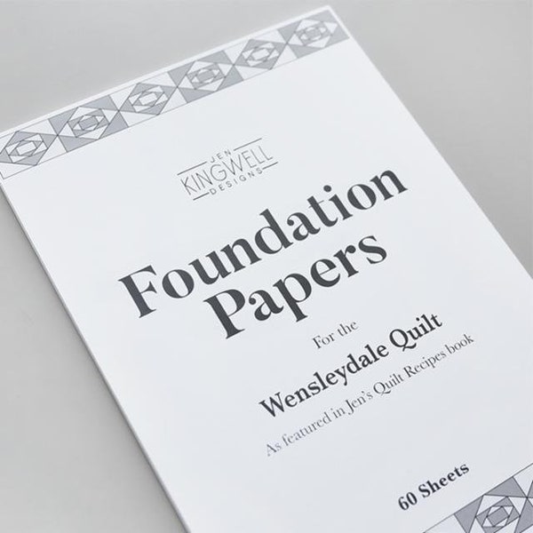 In-Stock!  Wensleydale Foundation Papers JKD 8847 by Jen Kingwell Designs