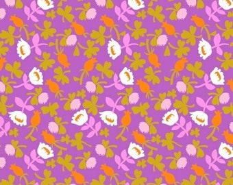 Heather Ross Briar Rose for Windham Fabrics - Calico Lilac - 1/2 yard cotton quilt fabric 516