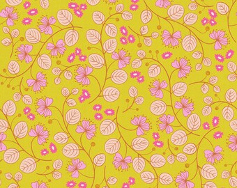 Lofi Linen by Rashida Ruby Star Society -   Caper Floral Citron - RS1133 15CL 226