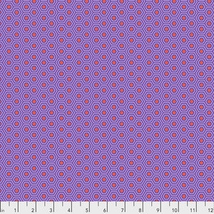True Colors - Tula Pink - Hexy - Fire Fish Purple PWTP150.Fire 125