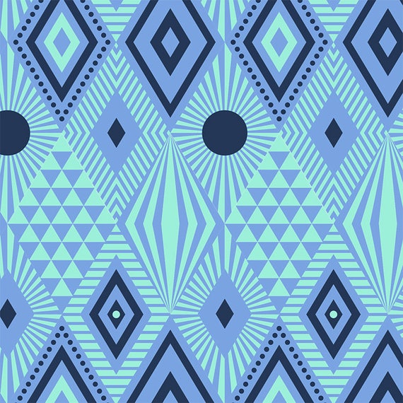 Tula Pink PWTP096 Tabby Road Lucy Clear Skies Cotton Fabric By Yard