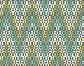 Chipper by Tula Pink for Free Spirit - The Wanderer - Mint - 1/2 Yard Cotton Quilt Fabric 8-21