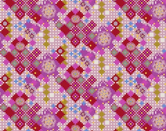 Love Always by Anna Maria Horner for Free Spirit - Postage Due - Candy - PWAH068 125