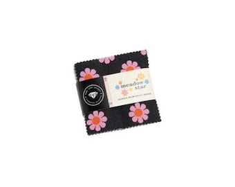 Meadow Star by Alexia Abegg - Mini Charm Pack  26 skus Ruby Star Precut