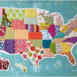 United Scraps of America Pattern - PDF Digital Download United States USA