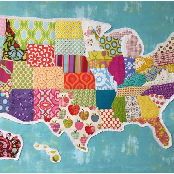 United Scraps of America Pattern - Print Pattern 22
