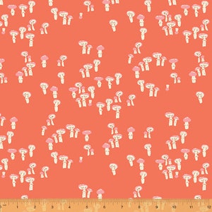 Far Far Away 3 by Heather Ross for Windham - Mushrooms - Red Orange - 52756-8 - 124