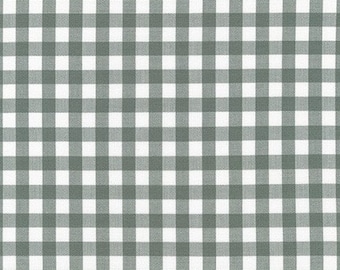 Kitchen Window Wovens by Elizabeth Hartman - Shale Gingham - AZH-17722-335